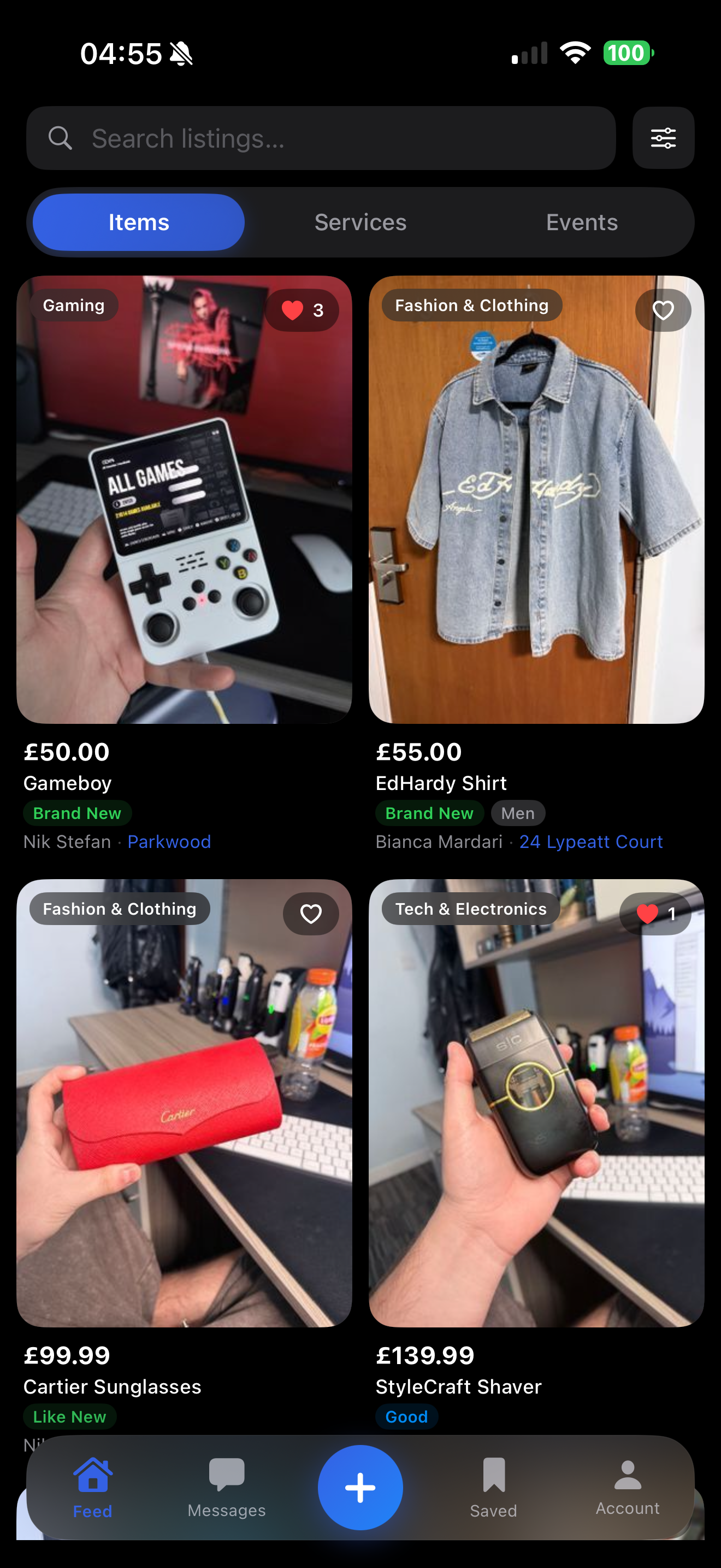 UniMarket feed